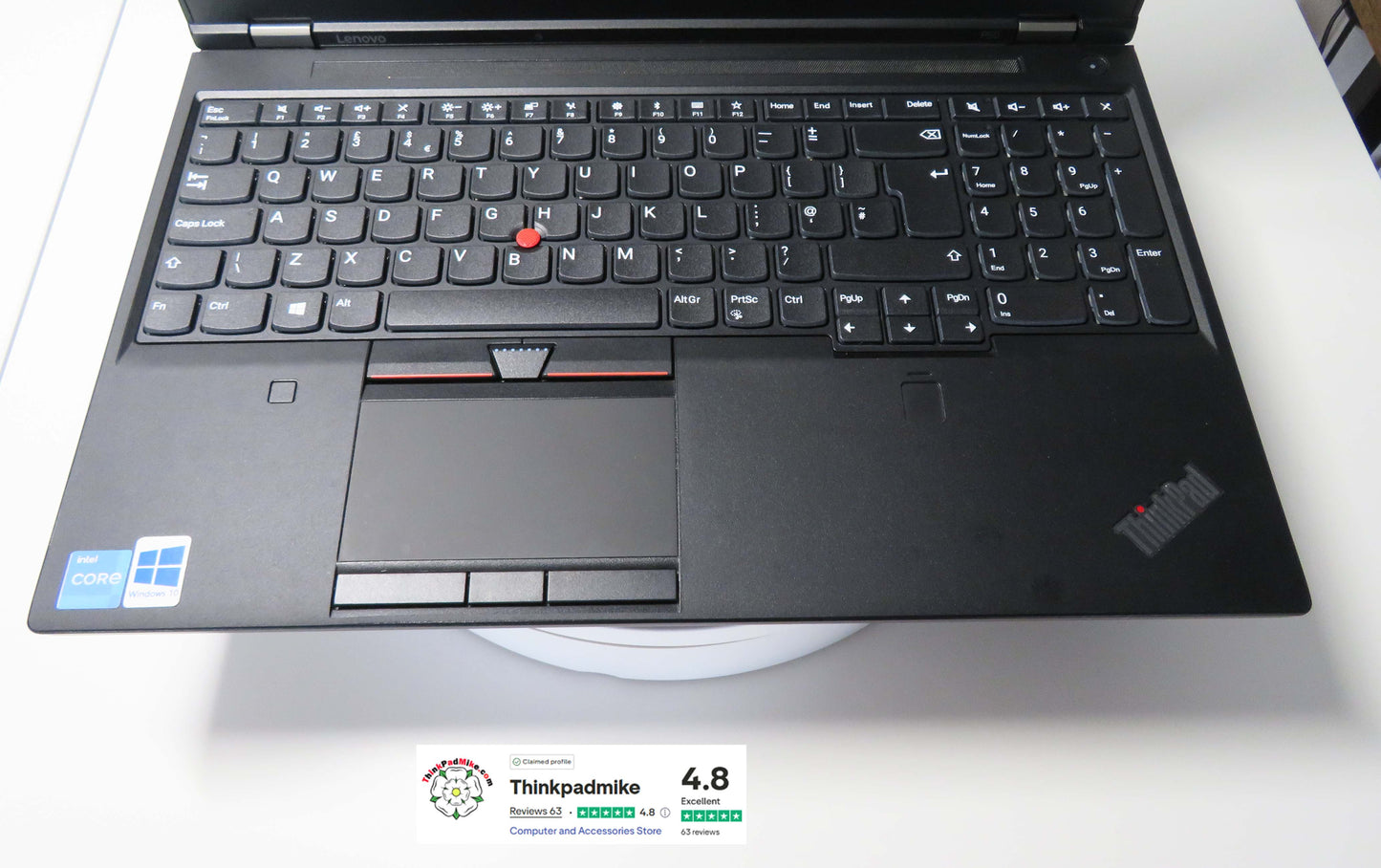 Lenovo ThinkPad P50 i7 6820HQ 48GB RAM 256GB SSD IPS NVIDIA M1000M (1105)