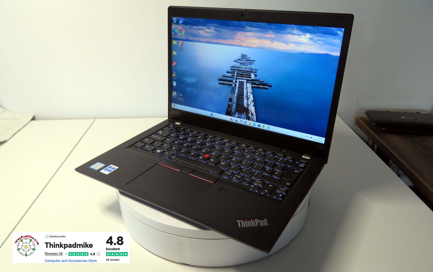 Lenovo ThinkPad x390 i5 1.6Ghz 8365U 16GB RAM 256GB SSD IPS TOUCH Screen B\L KB (827)