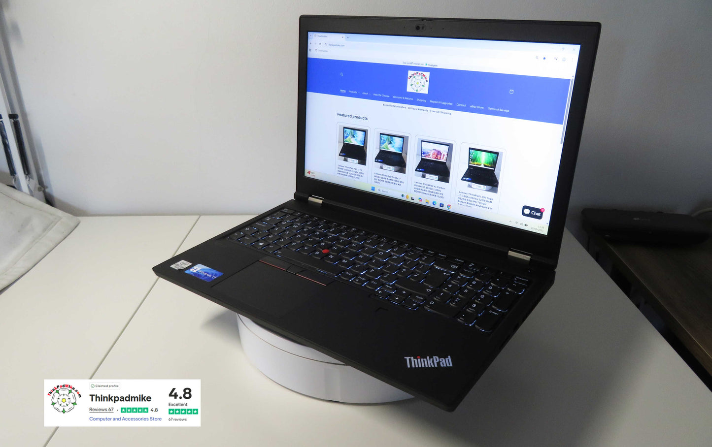 Lenovo ThinkPad P15 i7 *HEX CORE* 10850H 2.7Ghz 40GB RAM 512GB IPS B\L KB NVIDIA T2000 (1200)
