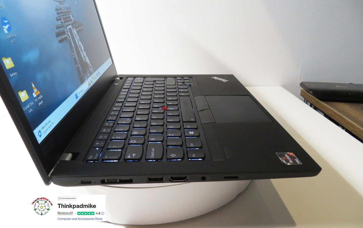 Lenovo ThinkPad T14 AMD Ryzen 7 Pro 8 CORE 32GB RAM 512GB SSD IPS FHD SCREEN B\LKB (1232)