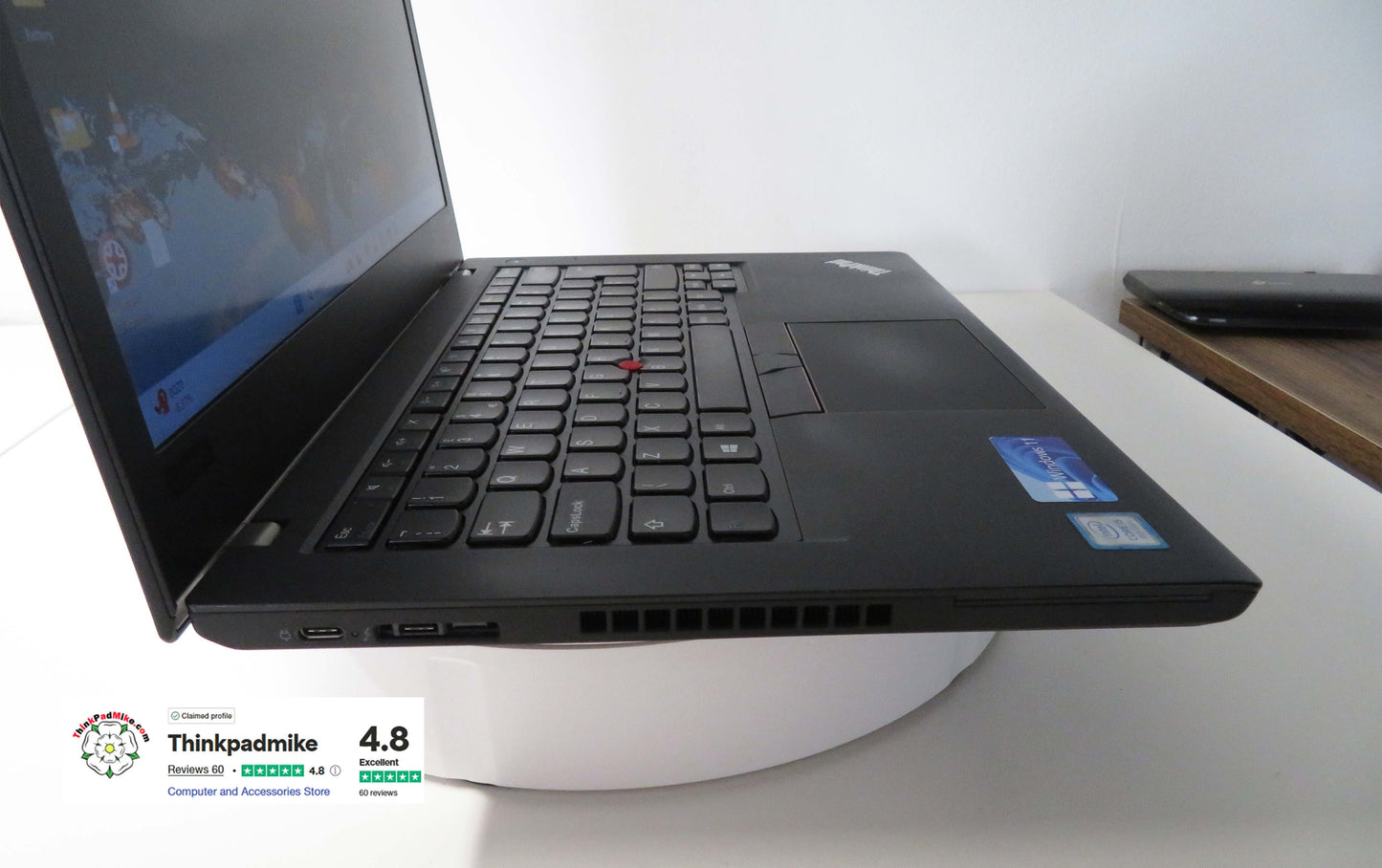 Lenovo ThinkPad T480 i5 8250U 16GB RAM 256GB SSD IPS SCREEN WIN11 (1187)