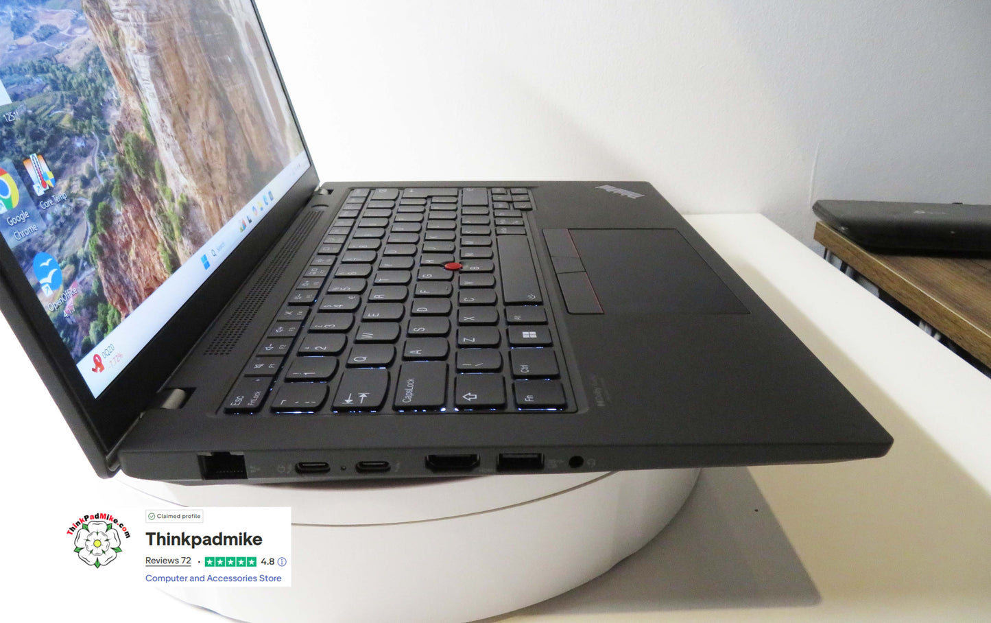 Lenovo ThinkPad P14s i7 1270P **12 Core** 32GB RAM 512GB SSD IPS WUXGA NVIDIA T550 WIN11 (1251)