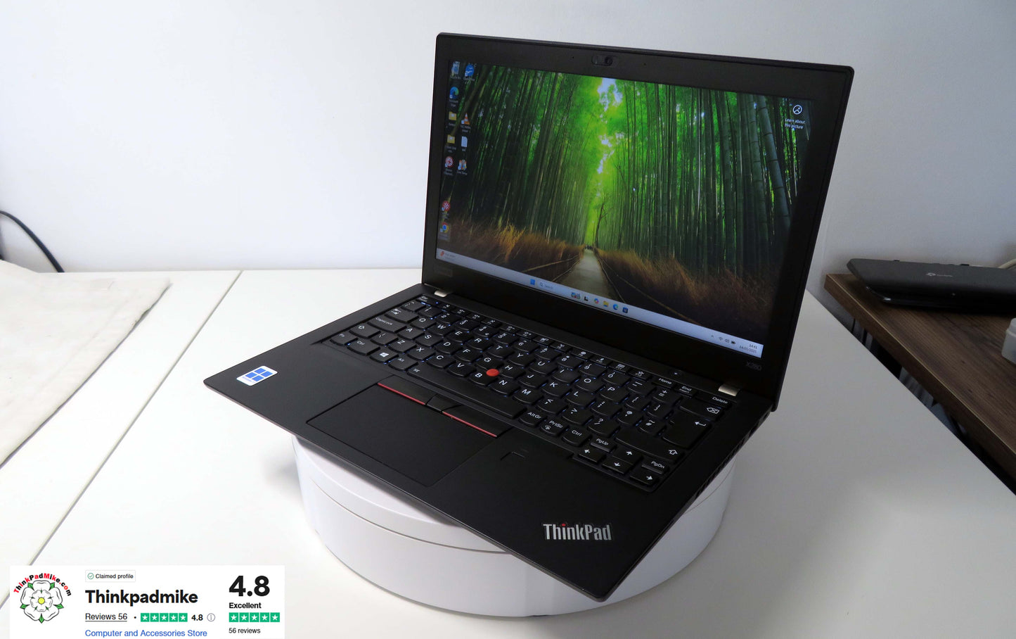 Lenovo ThinkPad x280 i7 8550U 1.8Ghz 8GB RAM 250GB SSD IPS Screen Backlit Keyboard WIN11 (846)
