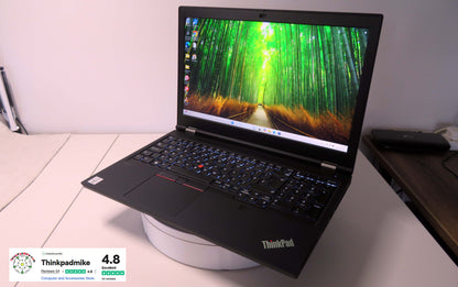 Lenovo ThinkPad P15 i7 10850H *6 CORE* 64GB RAM 512GB + 512GB SSDs IPS NVIDIA T2000 WIN11 (1142)