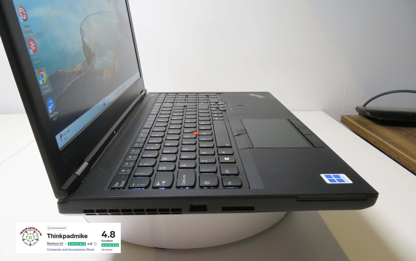 Lenovo ThinkPad P52 i7 *HEX CORE* 8750H 2.20Ghz 32GB RAM 256GB+512GB+256GB+500GB IPS B\L KB NVIDIA P1000 (1097)
