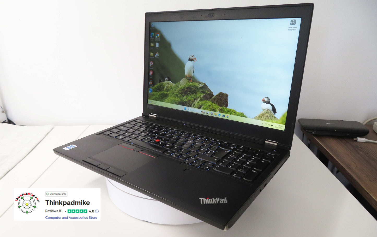 Lenovo ThinkPad P53 i7 *6 CORE* 9750H 40GB RAM 512GB IPS B\L KB NVIDIA T2000 (1330)