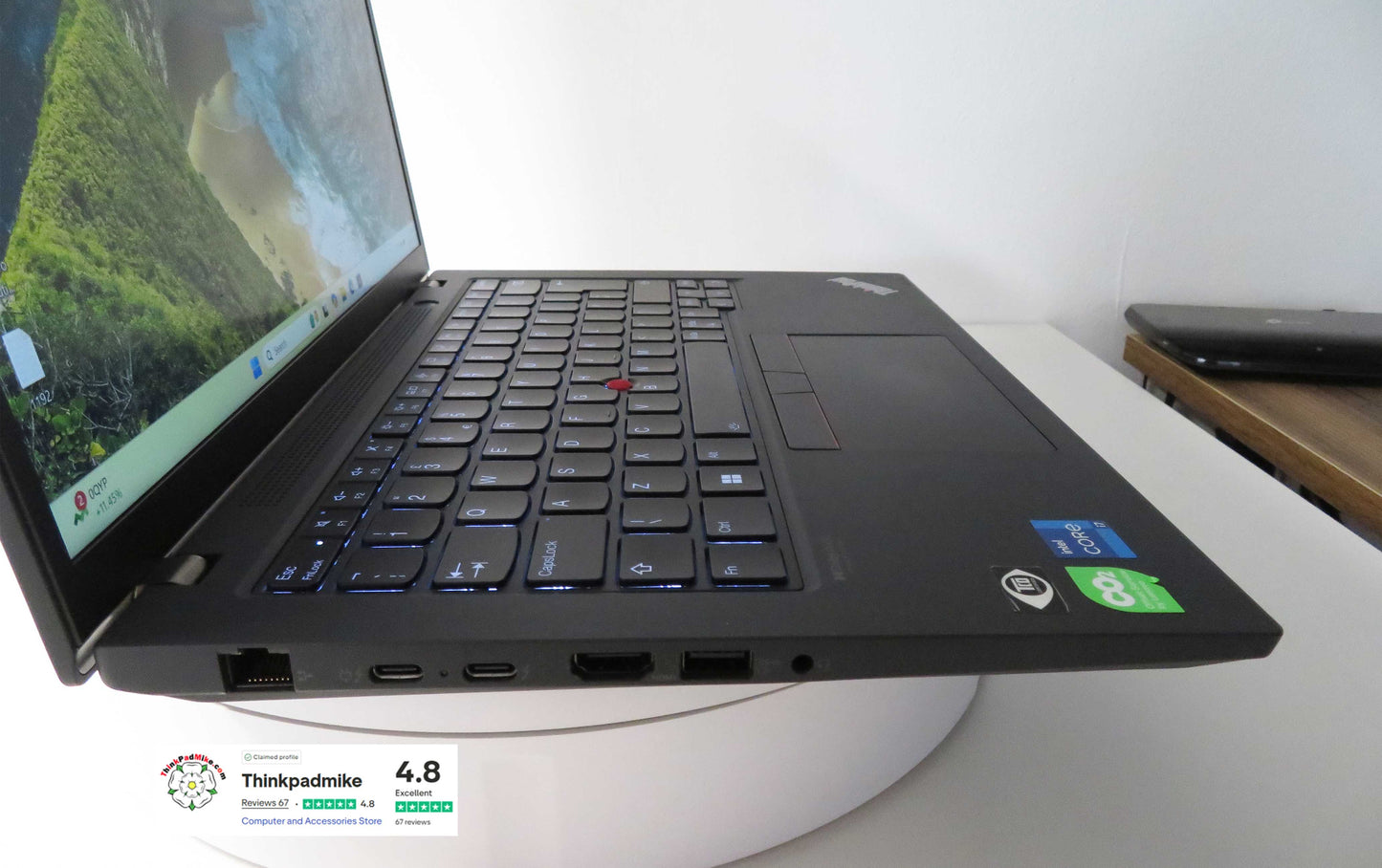 Lenovo ThinkPad P14s i7 1260P **12 Core** 32GB RAM 512GB SSD IPS NVIDIA T550 WIN11 (1192)
