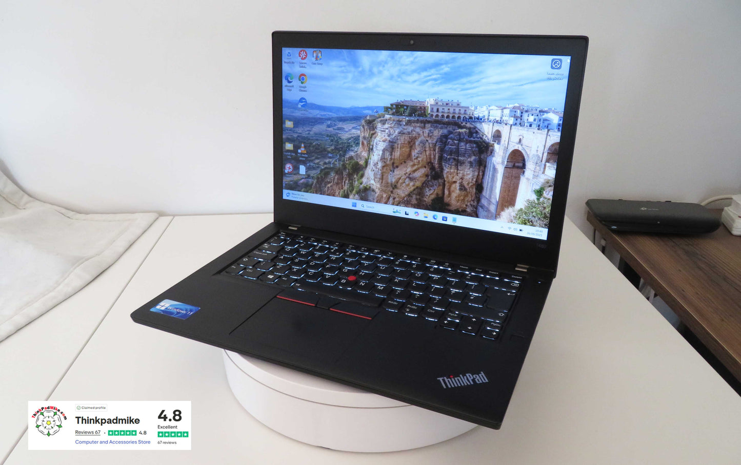 Lenovo ThinkPad T480 i7 8550U 16GB RAM 256GB SSD IPS SCREEN B\L KB (1209)
