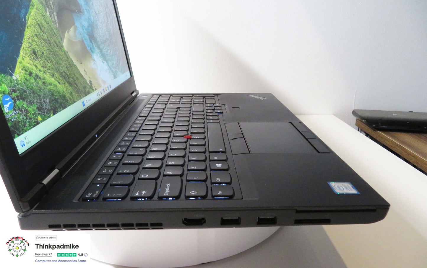 Lenovo ThinkPad P53 i7 *6 CORE* 9750H 2.6Ghz 32GB RAM 512GB SSD IPS B\L KB NVIDIA T1000 (1299)