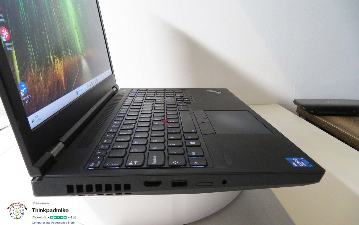 Lenovo ThinkPad P15 i7 11850H *8 CORE* 32GB RAM 512GB SSD IPS NVIDIA RTX A2000 (1302)