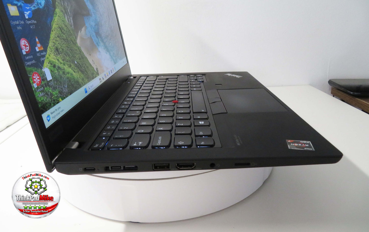 Lenovo ThinkPad P14s AMD Ryzen 7 Pro 8 Core 16GB RAM 256GB SSD IPS Screen (1372)