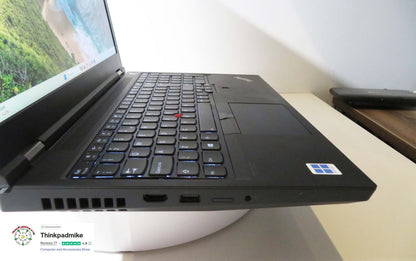 Lenovo ThinkPad P15 i7 10850H *6 CORE* 40GB RAM 512GB SSD IPS NVIDIA T2000 (1285)