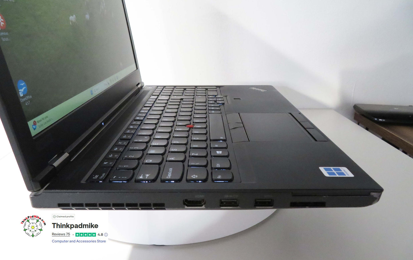 Lenovo ThinkPad P53 i7 *6 CORE* 9750H 2.6Ghz 64GB RAM 512GB IPS B\L KB NVIDIA T2000 (1268)