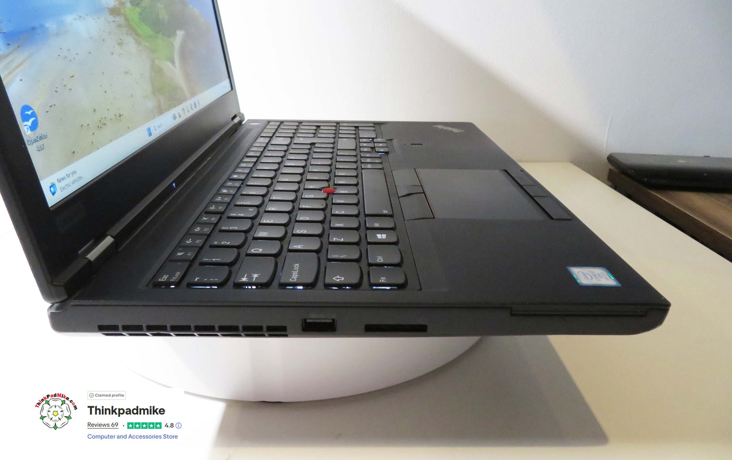 Lenovo ThinkPad P52 i7 *6 CORE* 8850H 2.6Ghz 40GB RAM 512GB IPS B\L KB NVIDIA P2000 (1238)