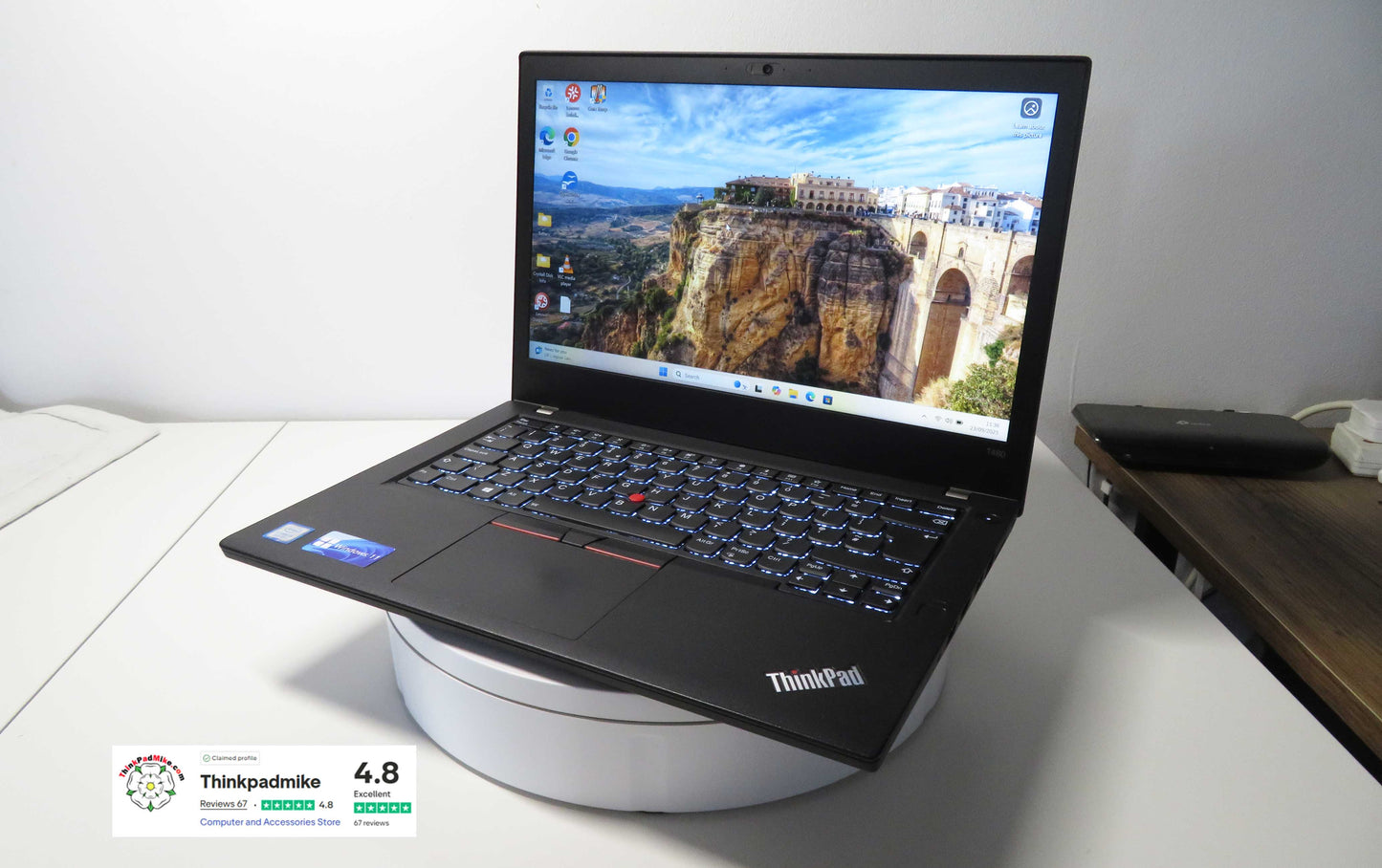 Lenovo ThinkPad T480 i5 8250U 16GB RAM 256GB SSD IPS SCREEN B\L KB (1207)