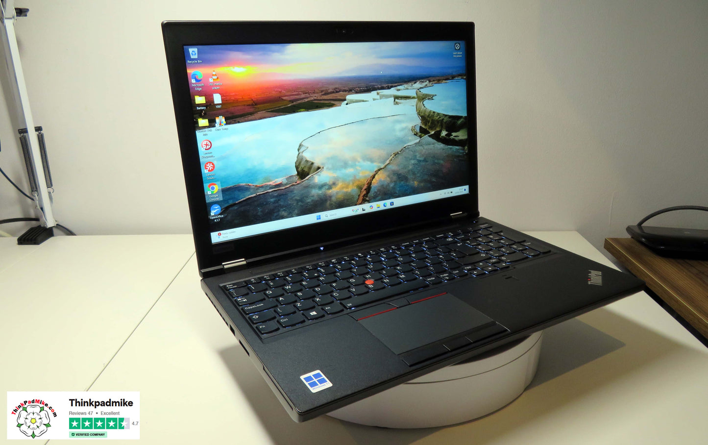 Lenovo ThinkPad P52 i7 *HEX CORE* 8750H 2.20Ghz 32GB RAM 256GB+512GB+256GB+500GB IPS B\L KB NVIDIA P1000 (1097)