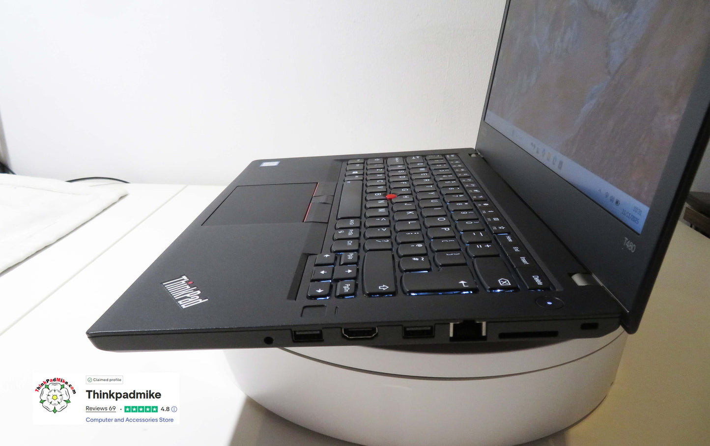 Lenovo ThinkPad T480 i7 8650U 32GB RAM 512GB SSD IPS TOUCH SCREEN (1234)