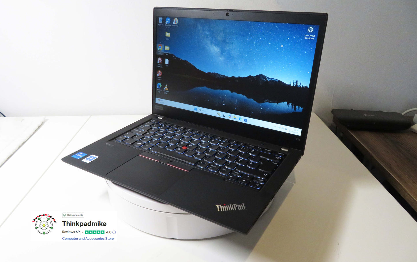 Lenovo ThinkPad T14 i5 1135G7 16GB RAM 256GB SSD IPS FHD SCREEN B\LKB (1233)