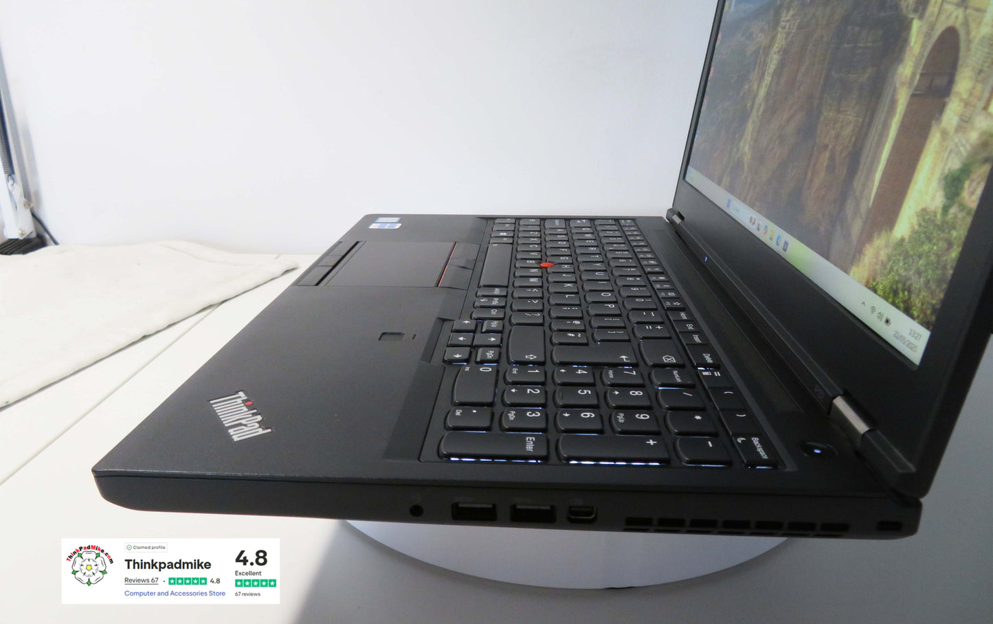 Lenovo ThinkPad P52 i7 *HEX CORE* 8850H 2.6Ghz 64GB RAM 512GB + 120GB IPS B\L KB NVIDIA P2000 WIN11 (1151)
