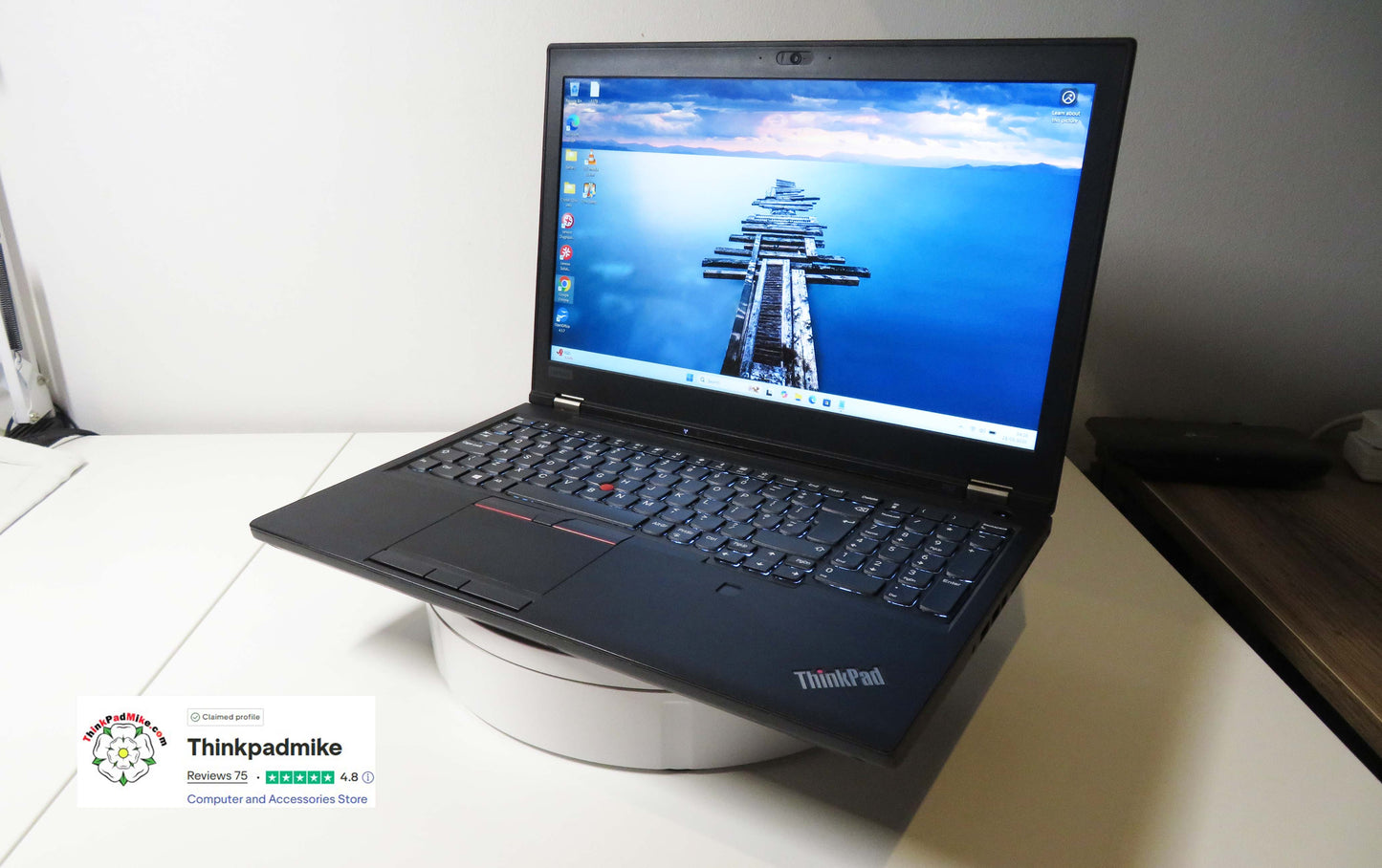 Lenovo ThinkPad P52 i7 *6 CORE* 8750H 2.2Ghz 40GB RAM 256GB SSD IPS B\L KB NVIDIA P1000 (1278)