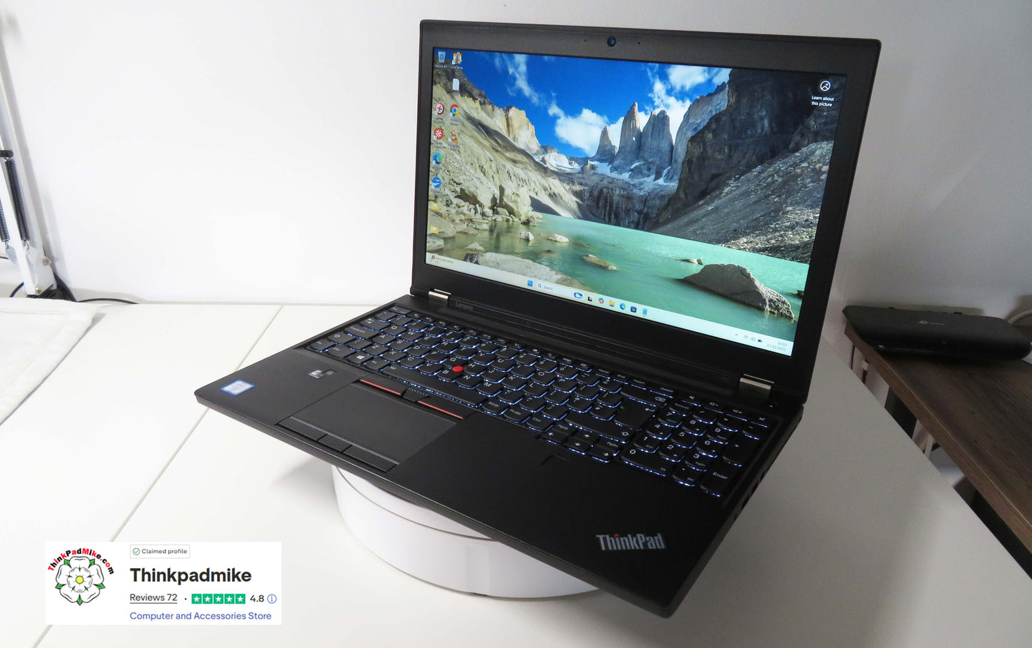 Lenovo ThinkPad P50 i7 6820HQ 32GB RAM 2 x 256GB SSDs IPS NVIDIA M2000M (1240)