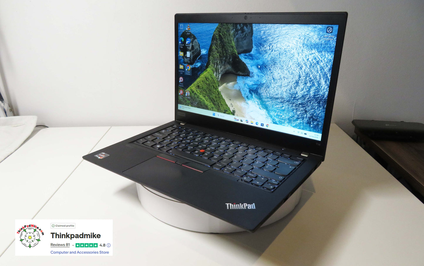 Lenovo ThinkPad T14 AMD Ryzen 7 Pro 8 CORE 12GB RAM 256GB SSD IPS FHD B\L KB (1328)