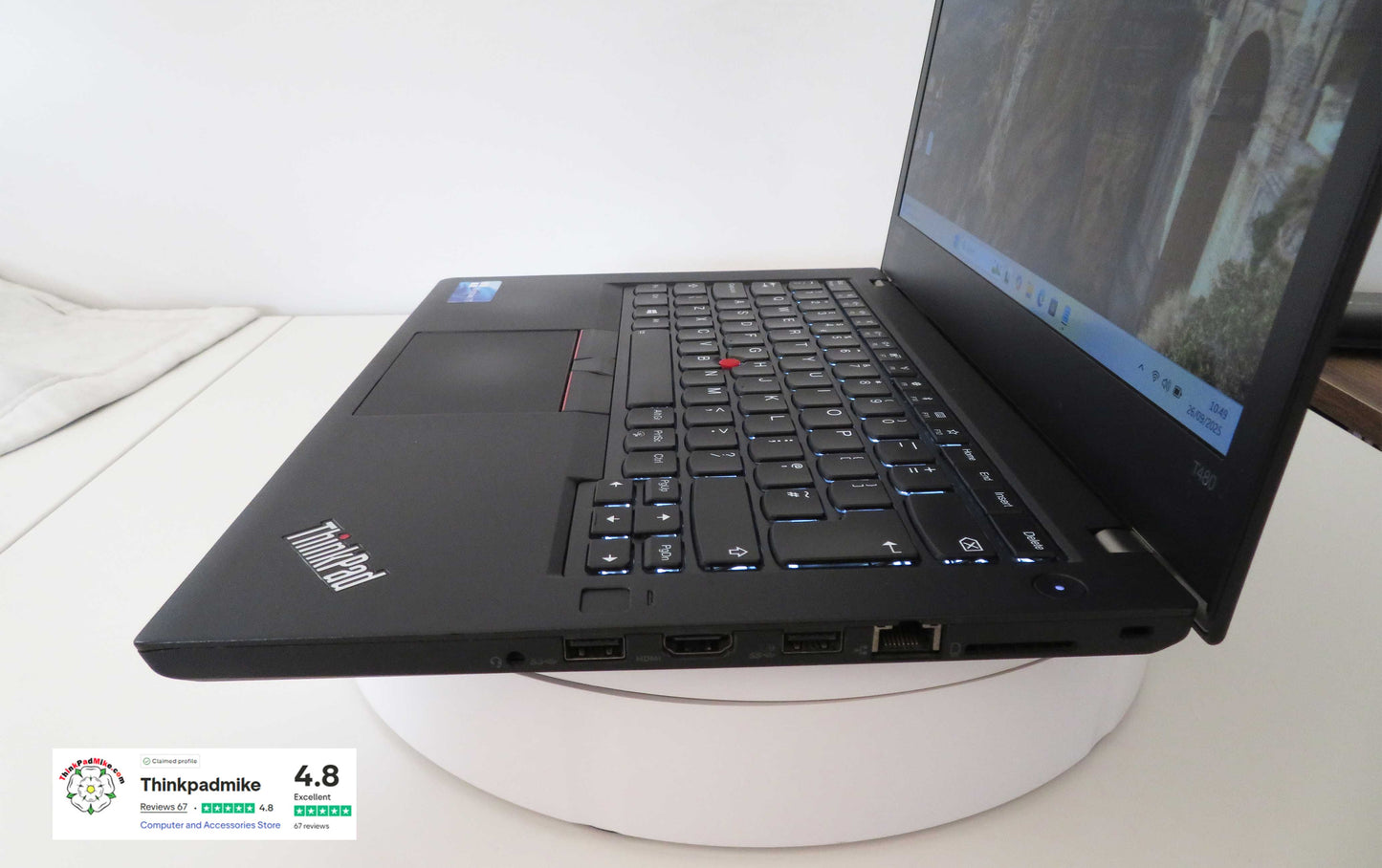 Lenovo ThinkPad T480 i7 8550U 16GB RAM 256GB SSD IPS SCREEN B\L KB (1209)