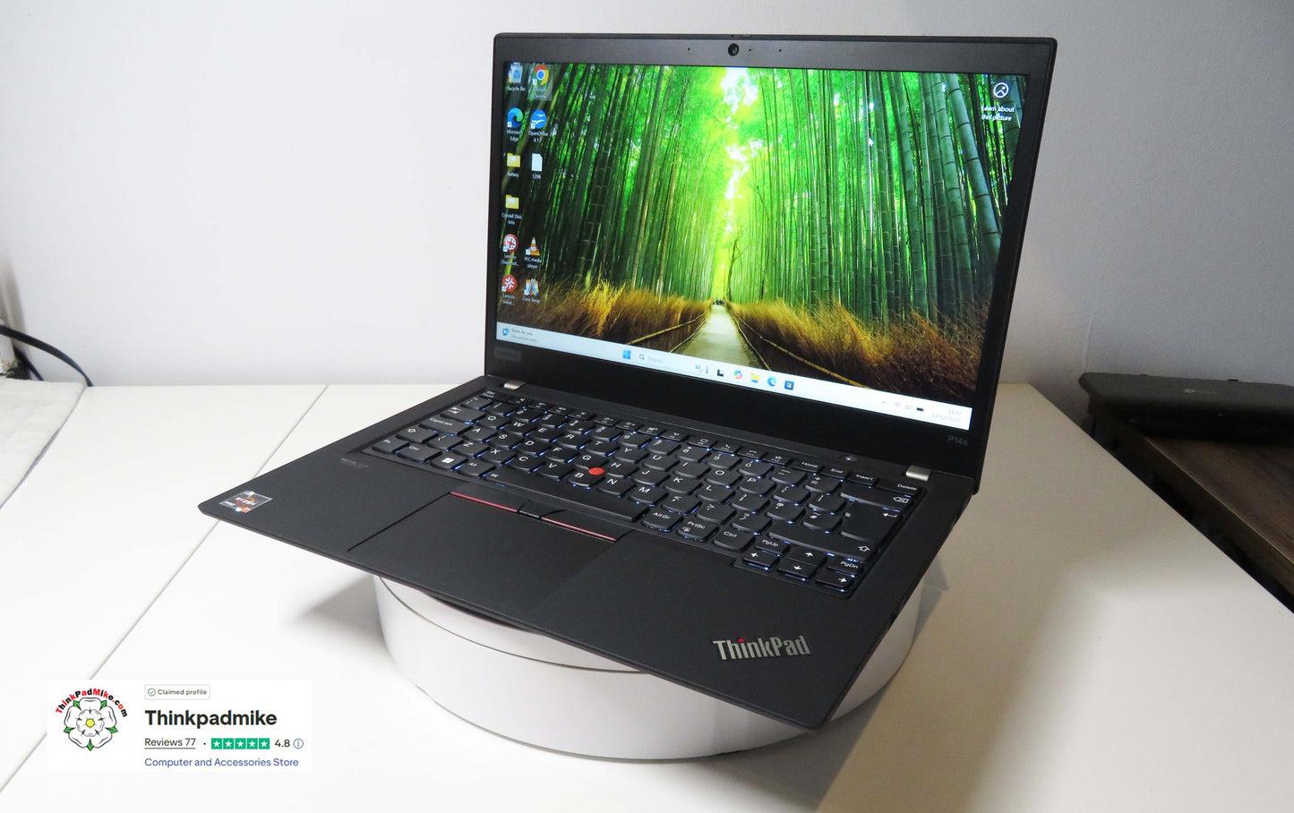 Lenovo ThinkPad P14s AMD Ryzen 7 Pro 8 Core 32GB RAM 512GB SSD IPS Screen (1298)