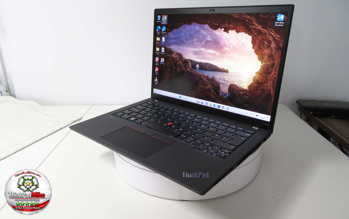 Lenovo ThinkPad P14s i7 1260P *12 Core* 20GB RAM 1TB SSD IPS NVIDIA T550 WIN11 (1381)