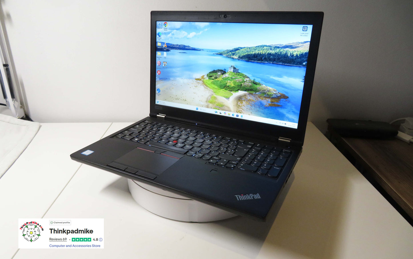 Lenovo ThinkPad P52 i7 *6 CORE* 8850H 2.6Ghz 40GB RAM 512GB IPS B\L KB NVIDIA P2000 (1238)