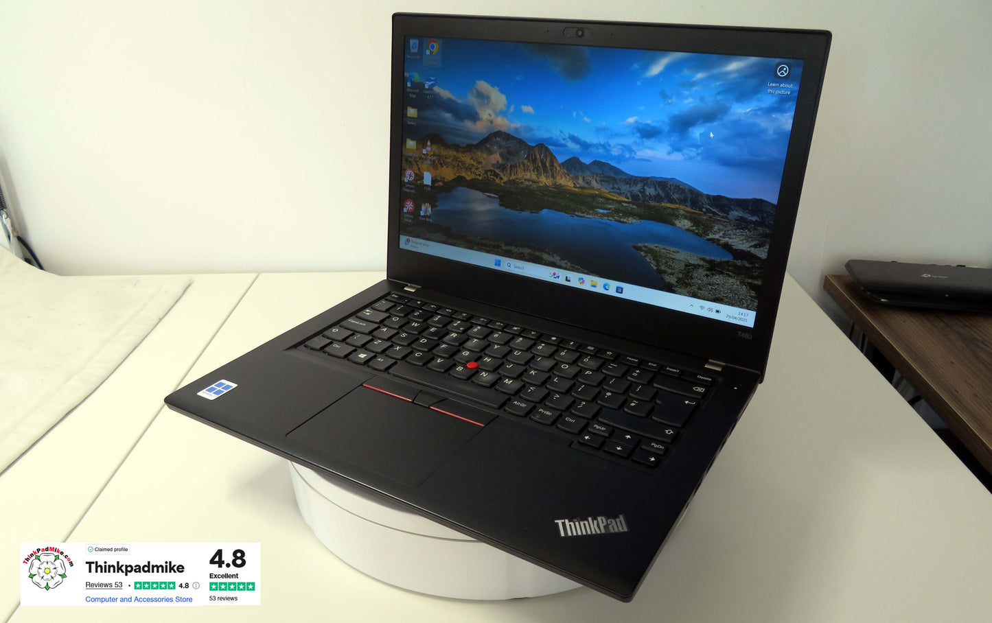 Lenovo ThinkPad T480 i5 8250U 16GB RAM 256GB SSD IPS SCREEN WIN11 (1139)