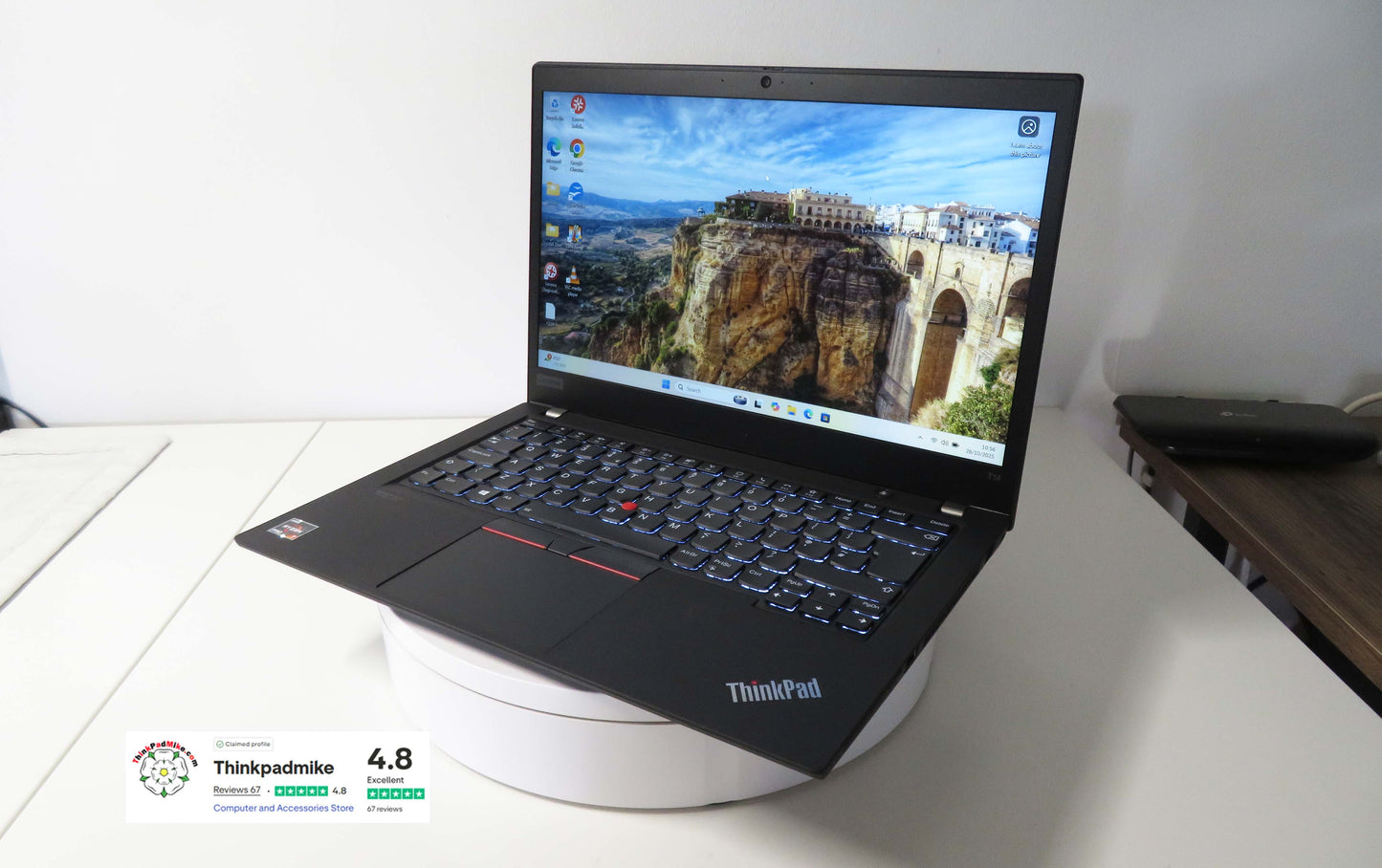 Lenovo ThinkPad T14 AMD Ryzen 7 Pro 8 CORE 32GB RAM 512GB SSD IPS FHD SCREEN B\LKB (1229)