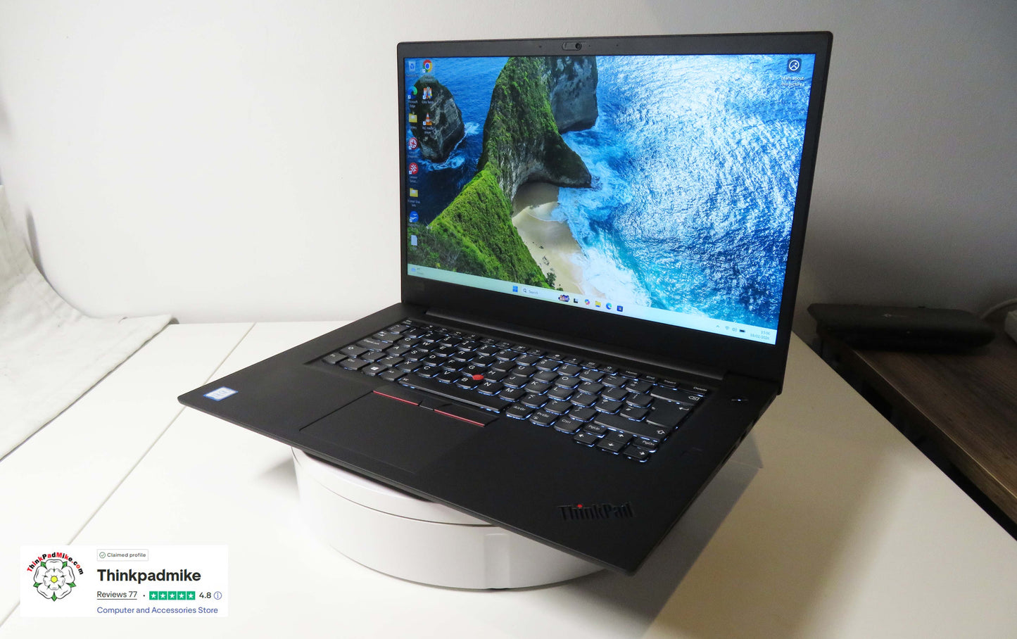 Lenovo ThinkPad P1  i7 *6 CORE* 8750H 2.2Ghz 32GB RAM 512GB SSD IPS B\L KB NVIDIA P1000 (1296)