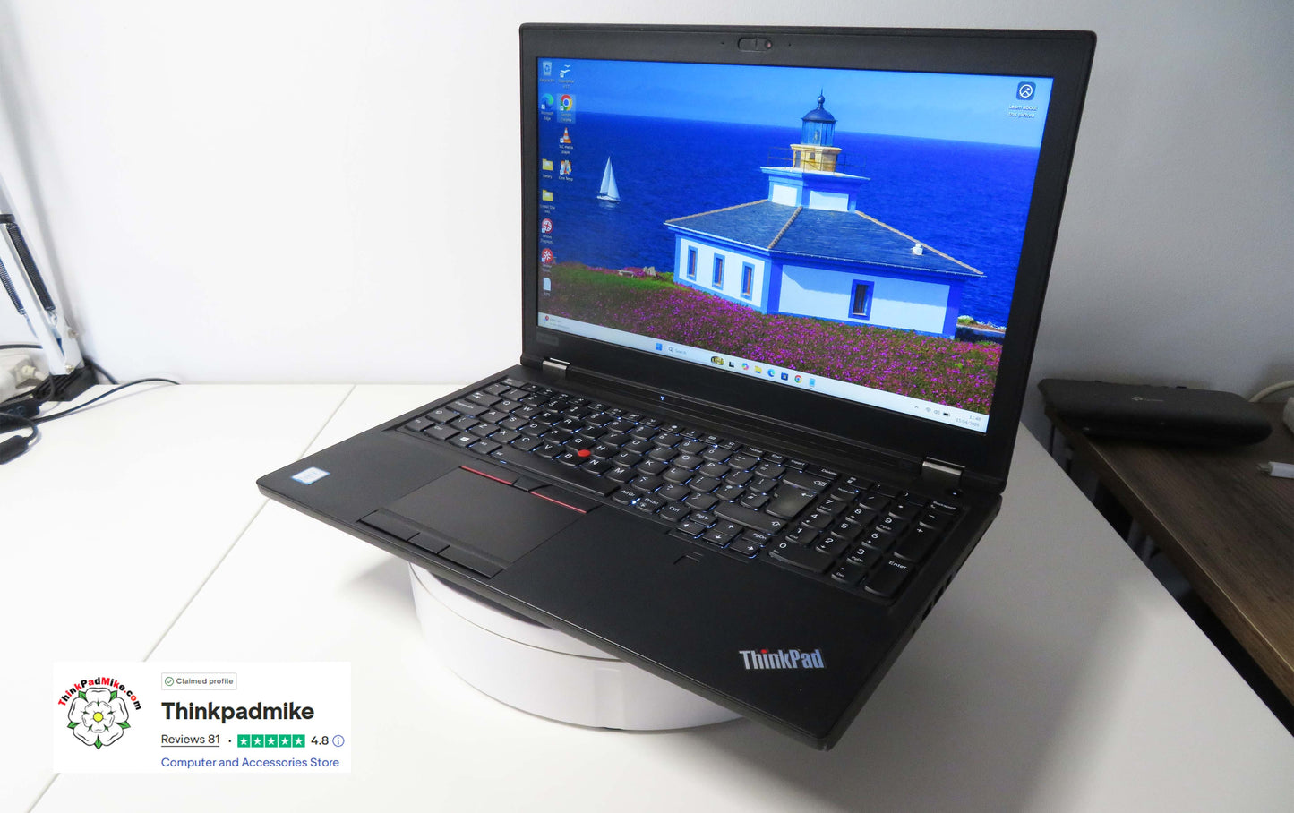Lenovo ThinkPad P52 i7 *6 CORE* 8850H 2.6Ghz 32GB RAM 512GB SSD IPS B\L KB NVIDIA P1000 (1275)