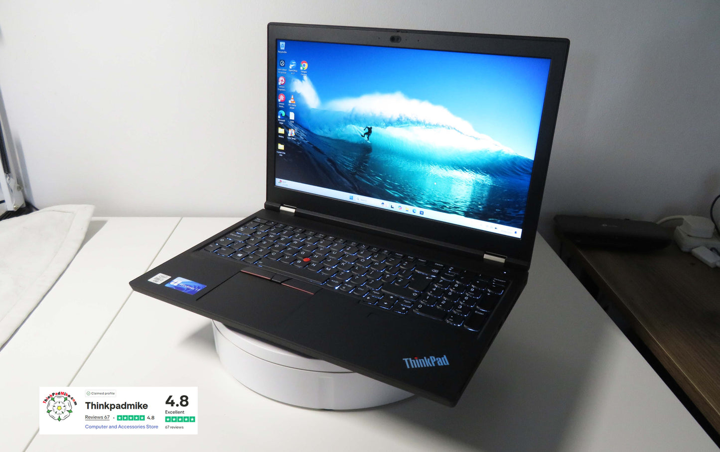 Lenovo ThinkPad P15 i7 10850H *6 CORE* 64GB RAM 512GB SSD IPS NVIDIA T2000 WIN11 (1210)