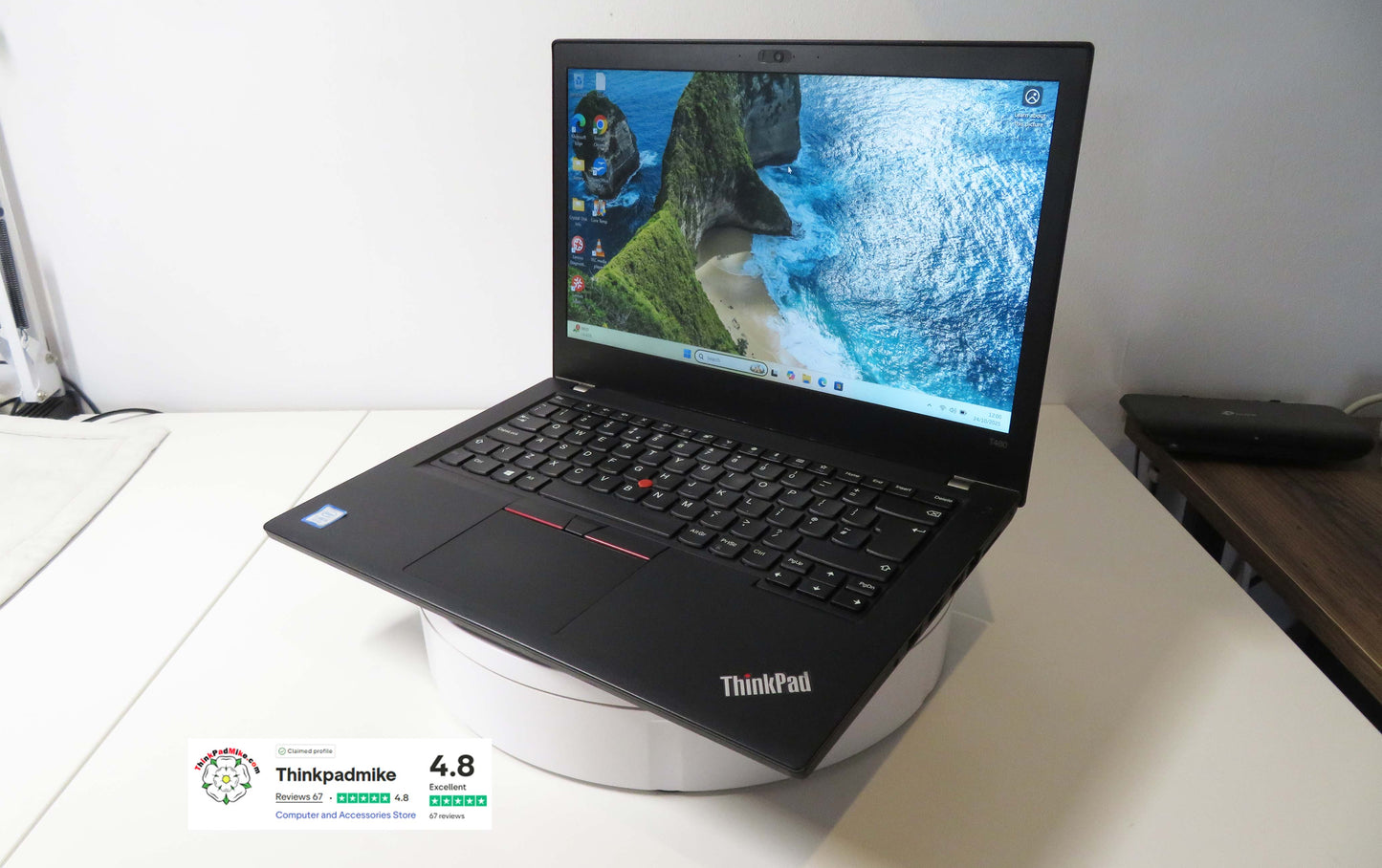 Lenovo ThinkPad T480 i5 8250U 16GB RAM 256GB SSD IPS SCREEN WIN11 (1228)