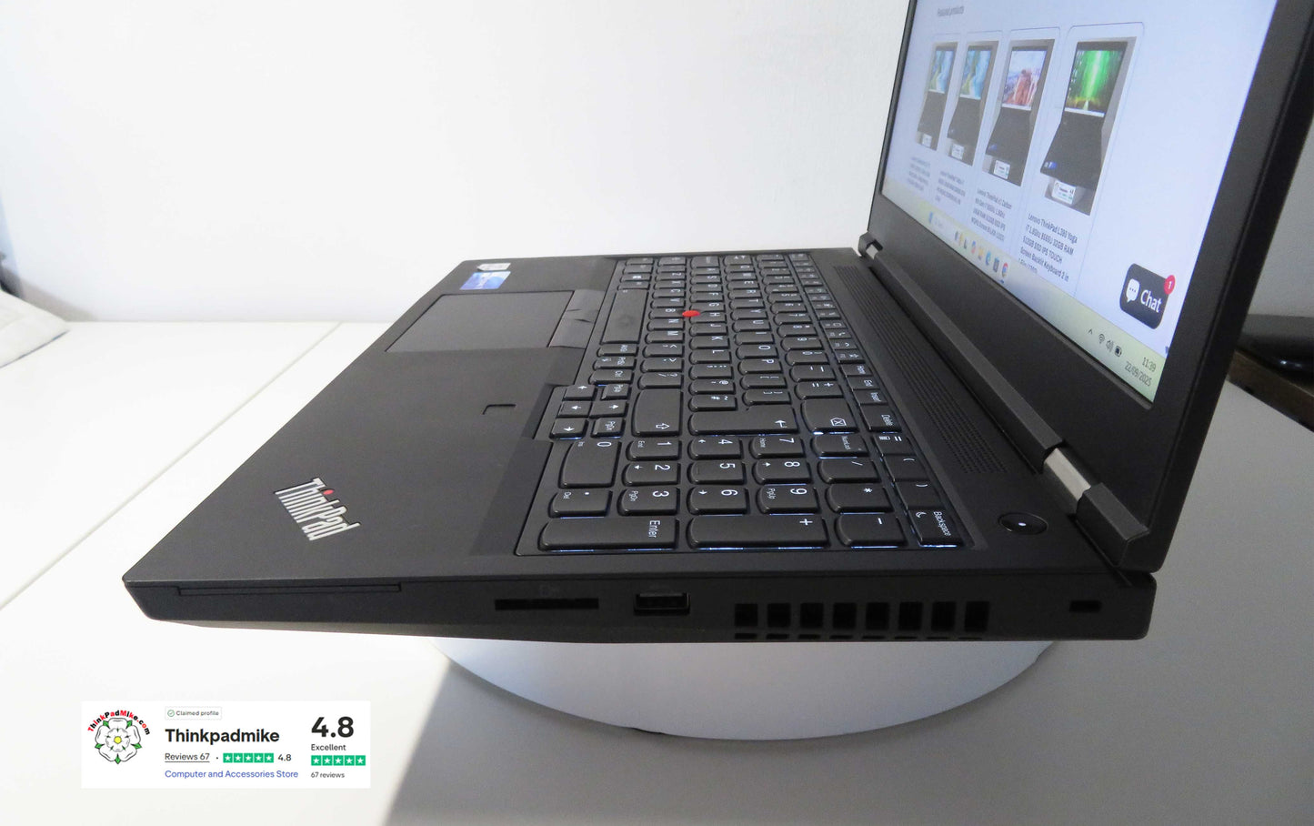 Lenovo ThinkPad P15 i7 *HEX CORE* 10850H 2.7Ghz 40GB RAM 512GB IPS B\L KB NVIDIA T2000 (1200)