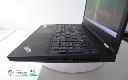 Lenovo ThinkPad P15 i7 *HEX CORE* 10850H 2.7Ghz 40GB RAM 512GB IPS B\L KB NVIDIA T2000 (1201)