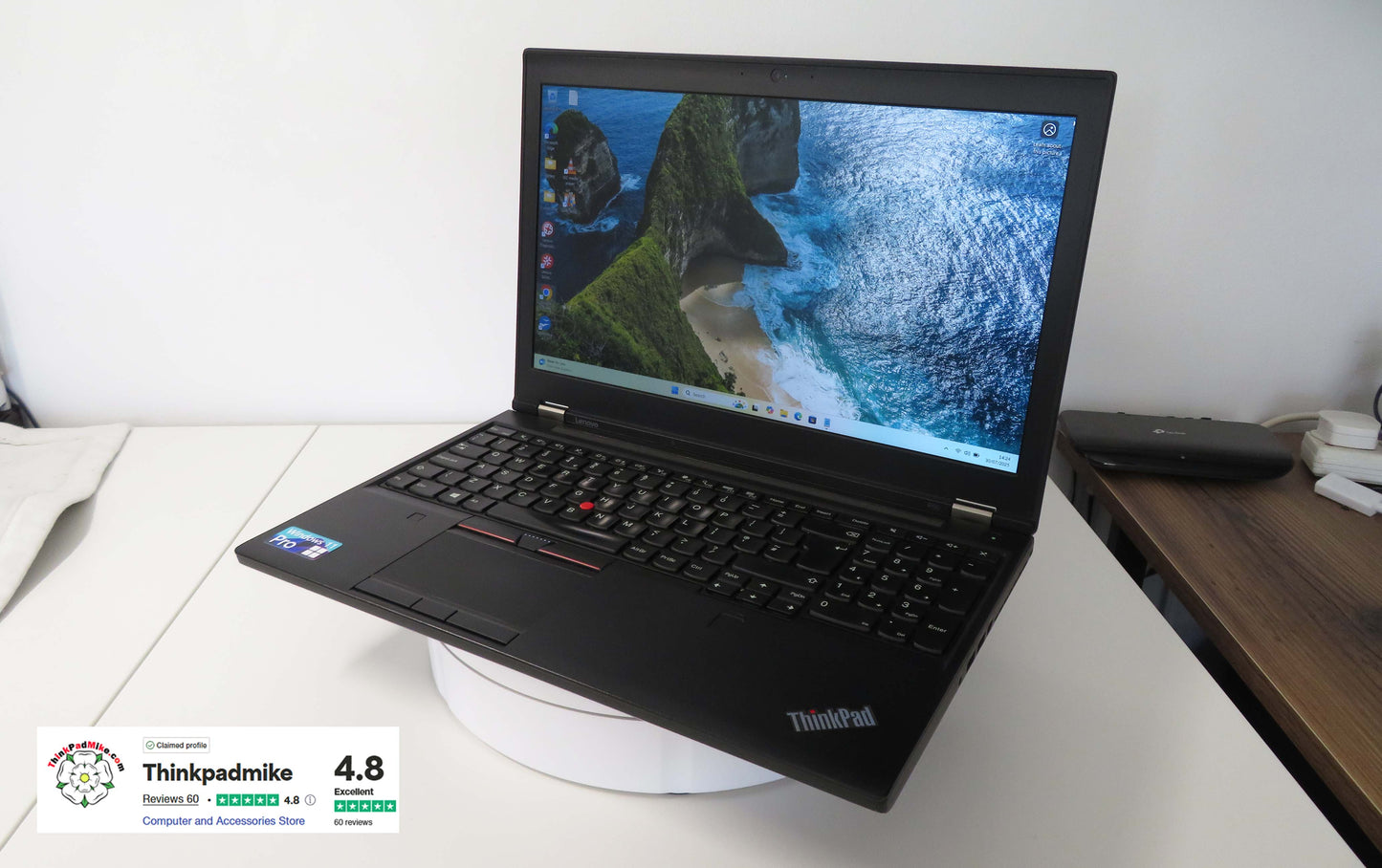 Lenovo ThinkPad P50 i7 6820HQ 32GB RAM 512GB SSD IPS NVIDIA M2000M (1178)