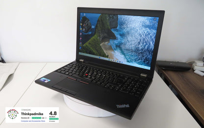Lenovo ThinkPad P50 i7 6820HQ 32GB RAM 512GB SSD IPS NVIDIA M2000M (1178)