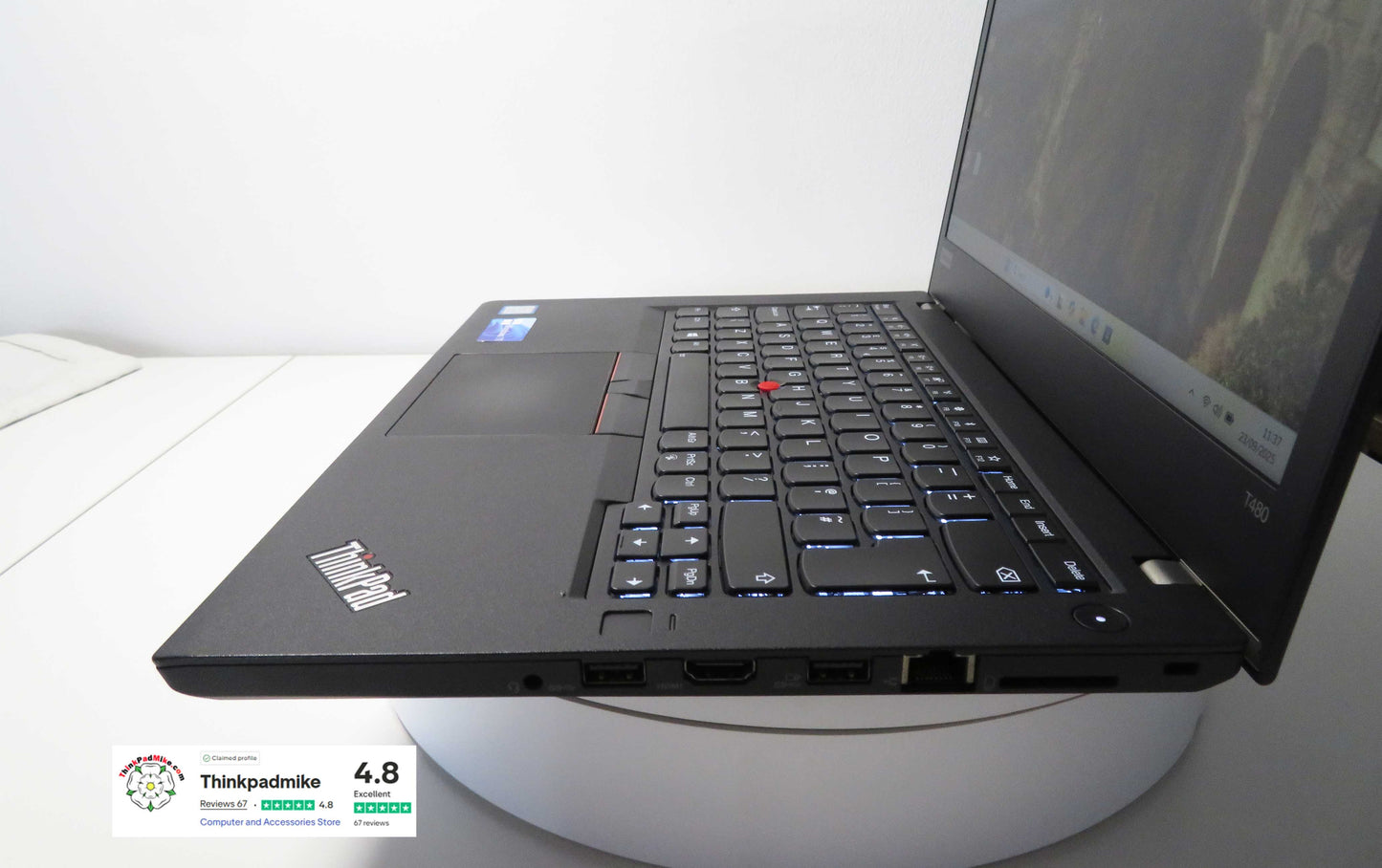 Lenovo ThinkPad T480 i5 8250U 16GB RAM 256GB SSD IPS SCREEN B\L KB (1207)