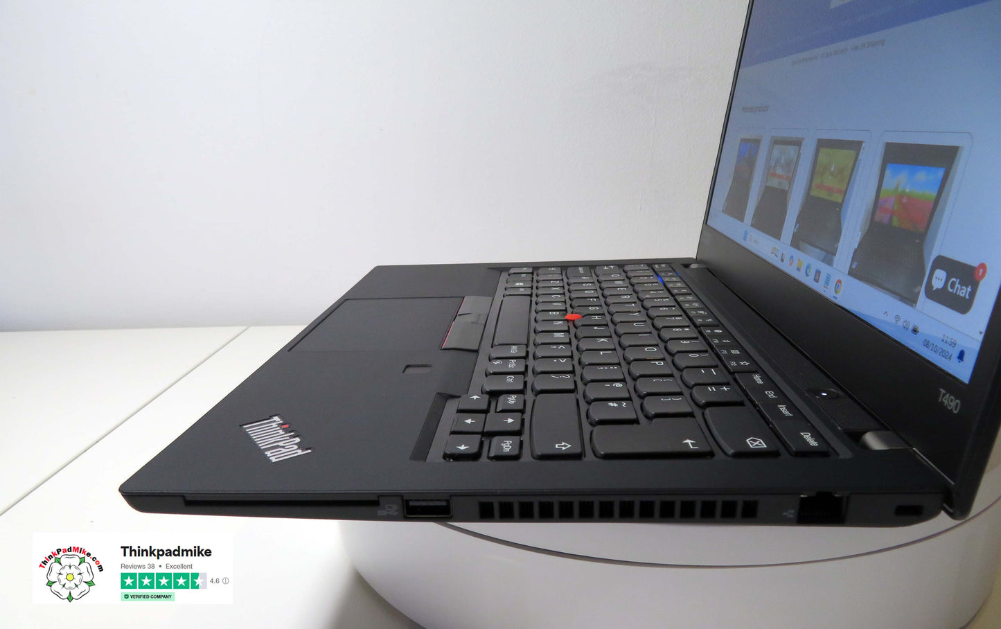 Lenovo ThinkPad T490 i7 1.8Ghz 8565U 16GB RAM 512B SSD IPS Screen (1050)