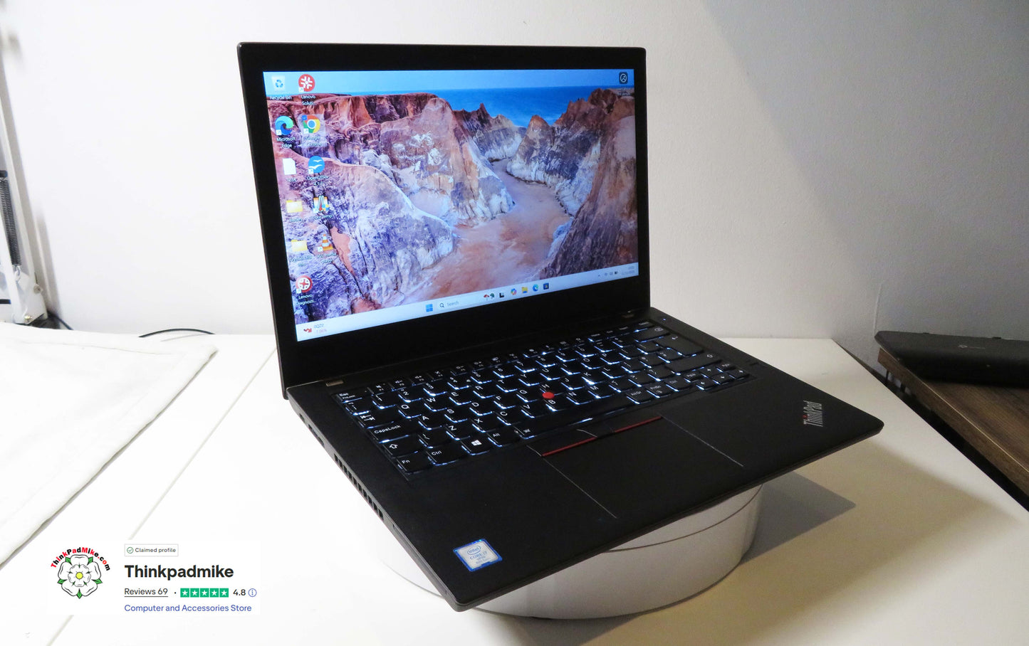 Lenovo ThinkPad T480 i7 8650U 32GB RAM 512GB SSD IPS TOUCH SCREEN (1234)