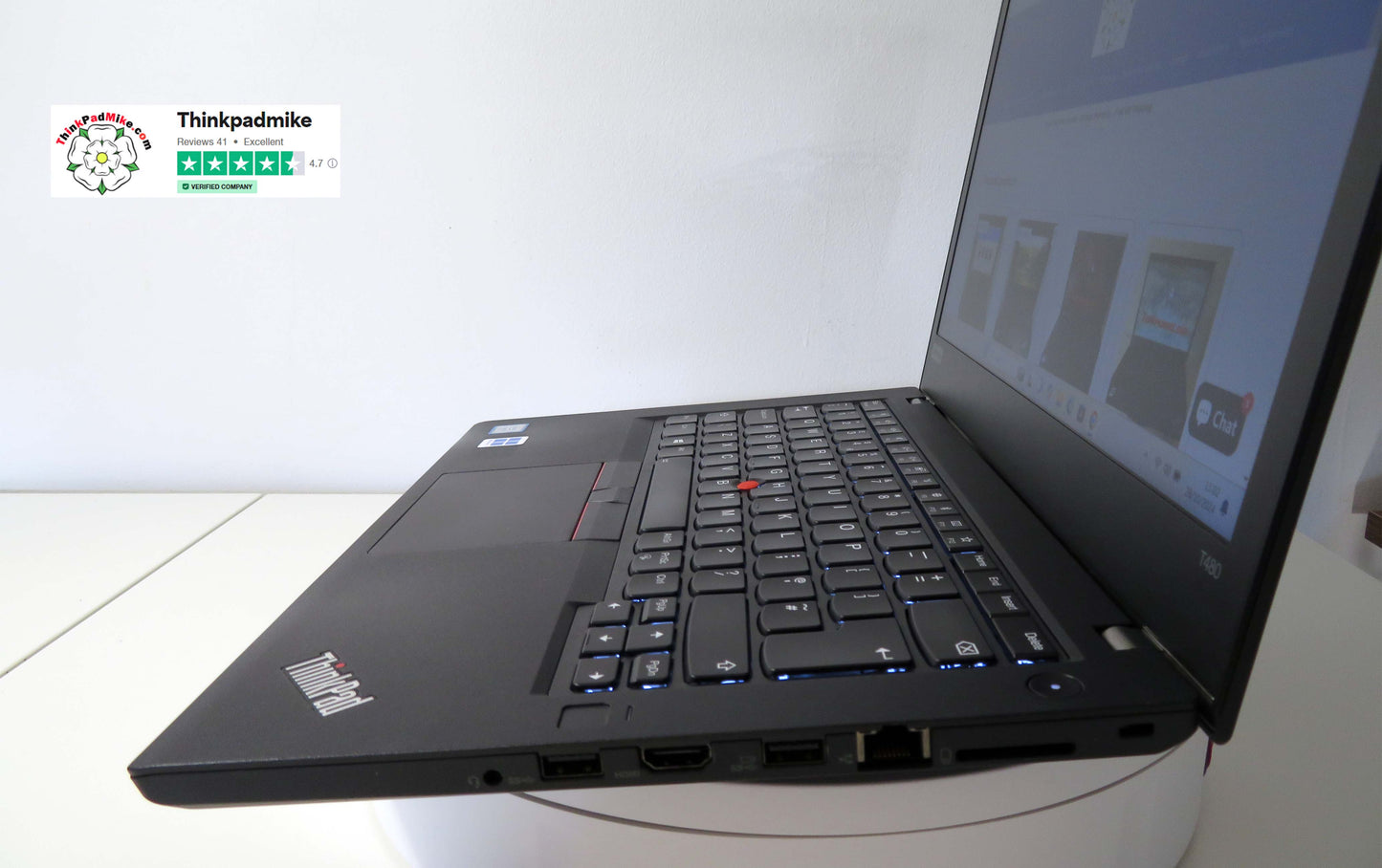 Lenovo ThinkPad T480 i7 8550U **64GB** RAM 256GB SSD IPS FHD SCREEN B\L KB (1052)