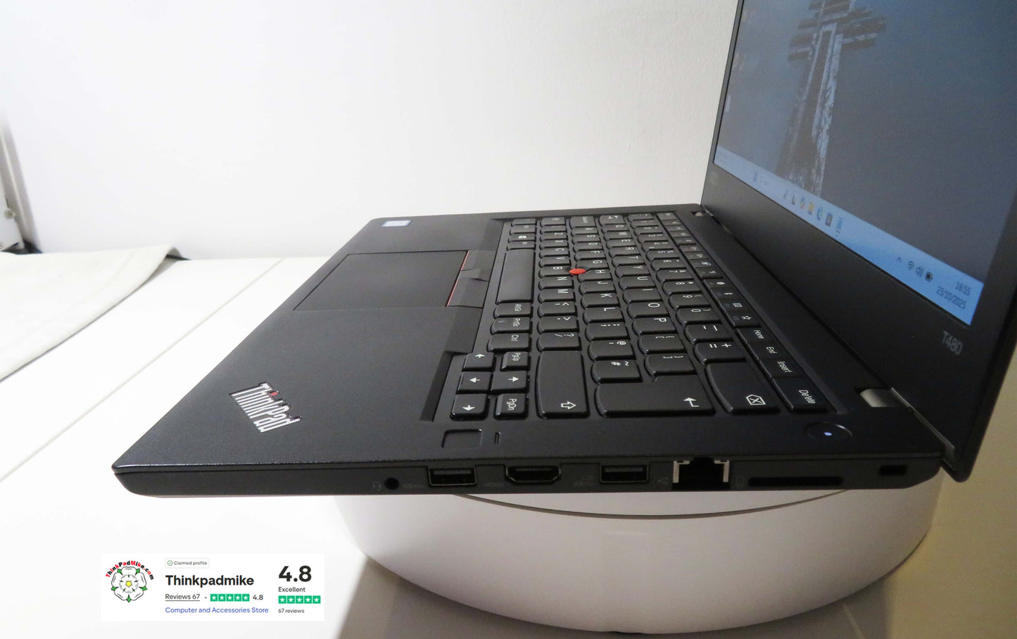 Lenovo ThinkPad T480 i7 8550U 16GB RAM 256GB SSD IPS SCREEN (1227)