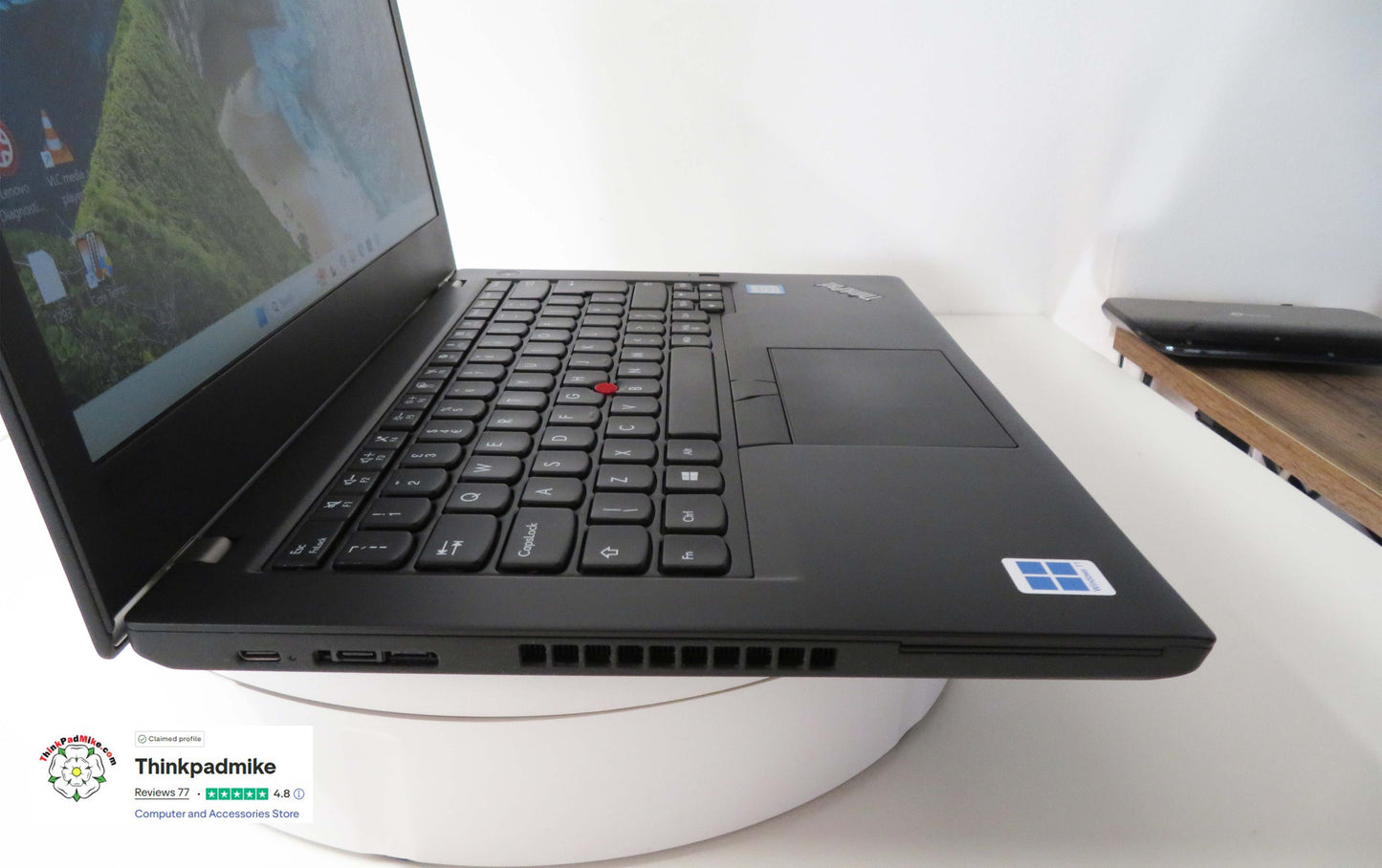Lenovo ThinkPad T480 i7 8550U 16GB RAM 256GB SSD IPS SCREEN DUAL BATS (1293)