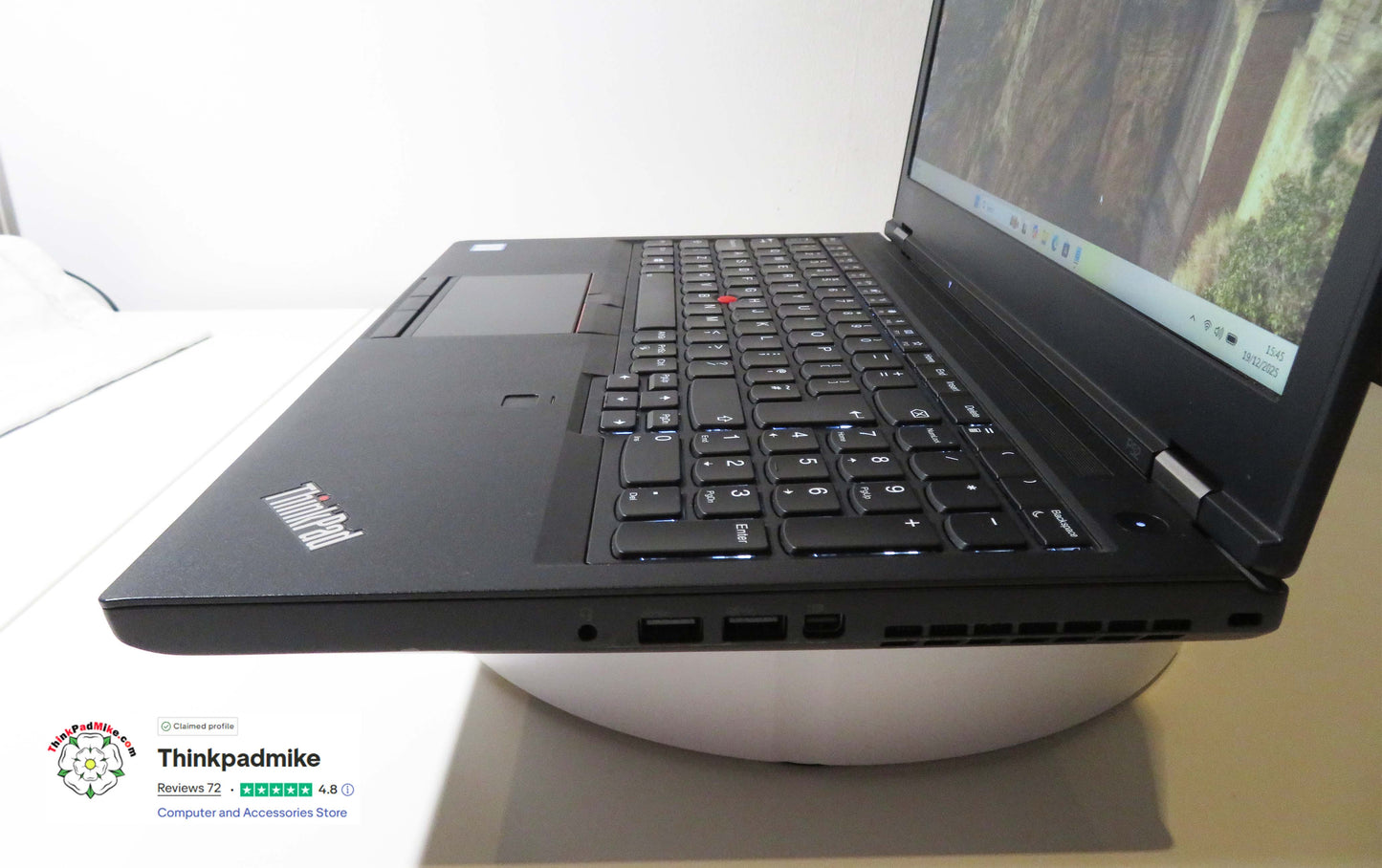 Lenovo ThinkPad P52 i7 *6 CORE* 8850H 2.6Ghz 32GB RAM 512GB SSD IPS B\L KB NVIDIA P2000 (1270)