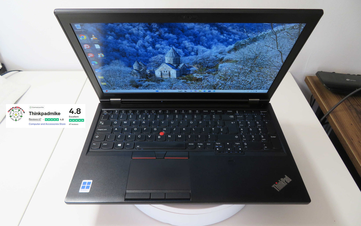 Lenovo ThinkPad P52 i7 *HEX CORE* 8850H 2.6Ghz 64GB RAM 512GB + 128GB IPS B\L KB NVIDIA P2000 WIN11 (1041)