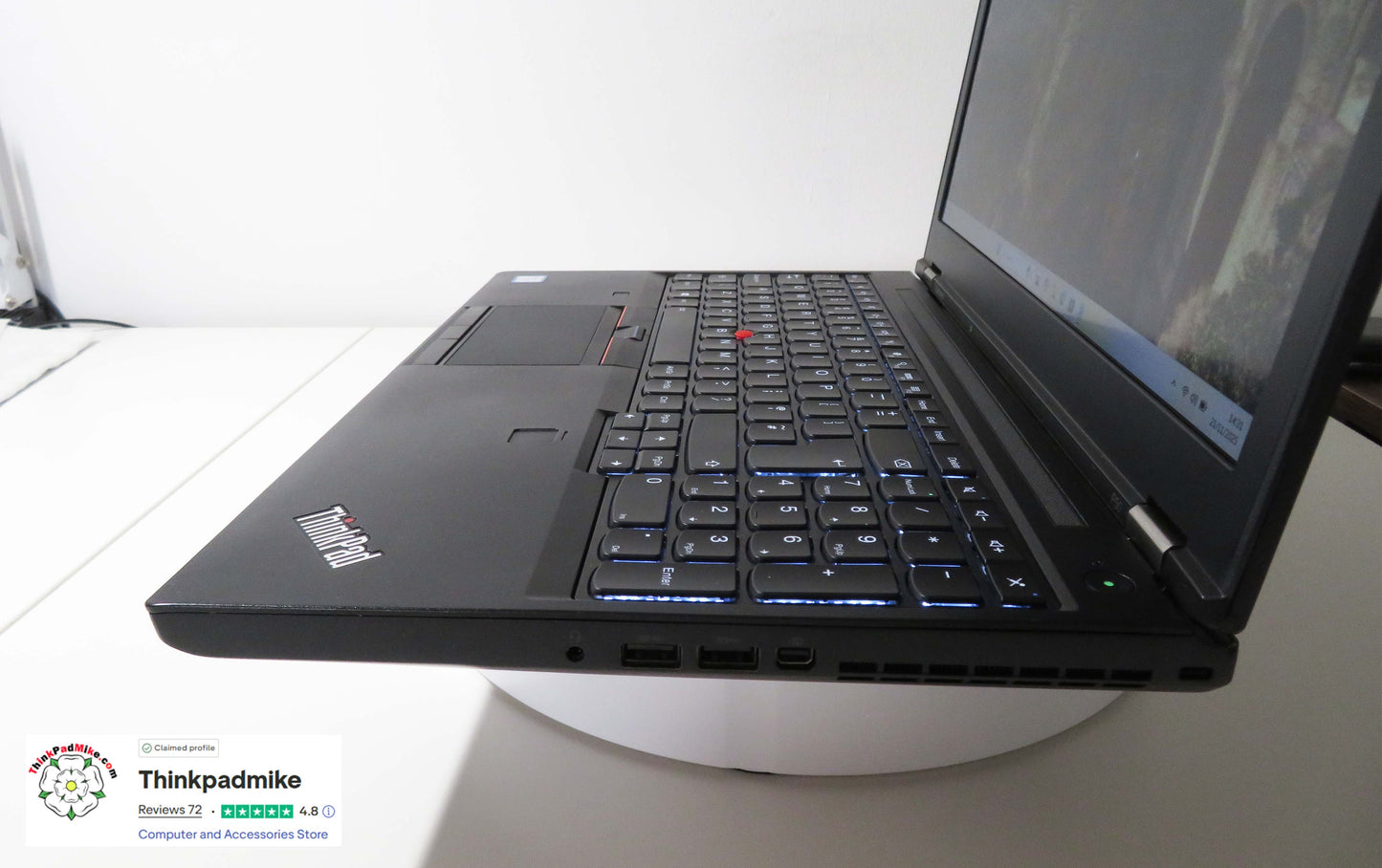 Lenovo ThinkPad P50 i7 6820HQ 64GB RAM 256GB+256GB SSDs IPS NVIDIA M1000M (1108)