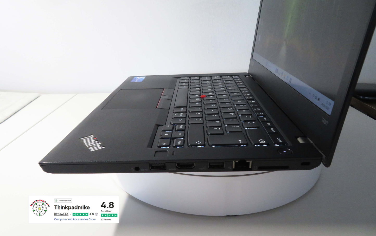 Lenovo ThinkPad T480 i7 8550U 32GB RAM 2 x 256GB SSDs IPS SCREEN B\L KB (1195)